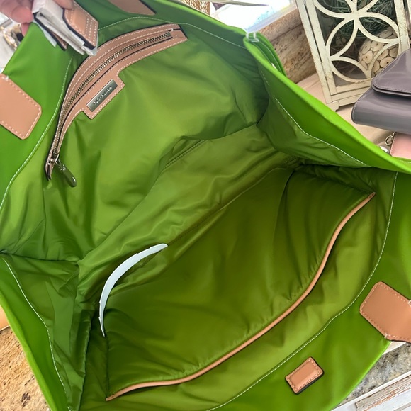 New Tory Burch ELLA TOTE WHEATGRASS - Picture 8 of 10